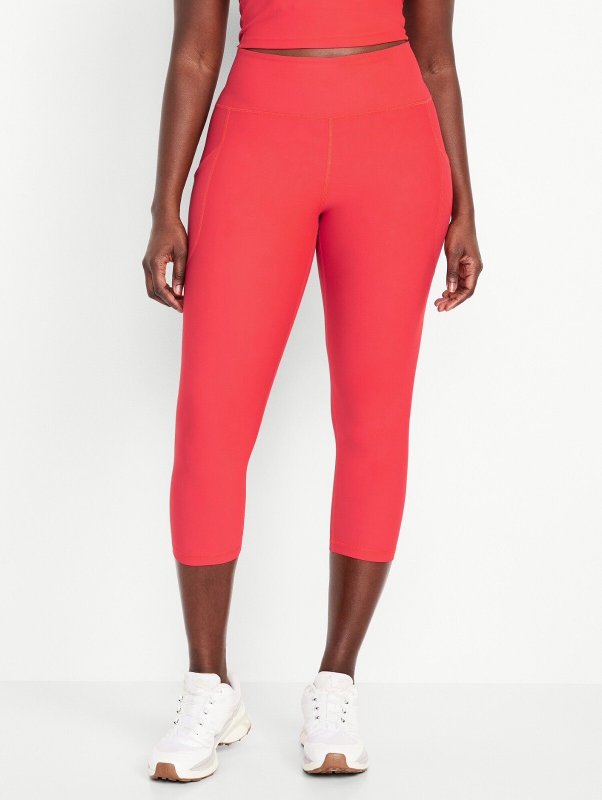 Old Navy Women’s Size XS ~ High-Waisted PowerSoft Side-Pocket Crop Leggings