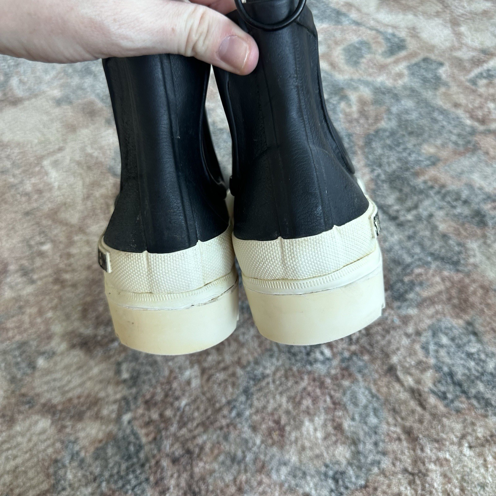 Stutterheim Novesta Chelsea Rainwalker Boots Size 42 Mens 9 Women’s 11 Black