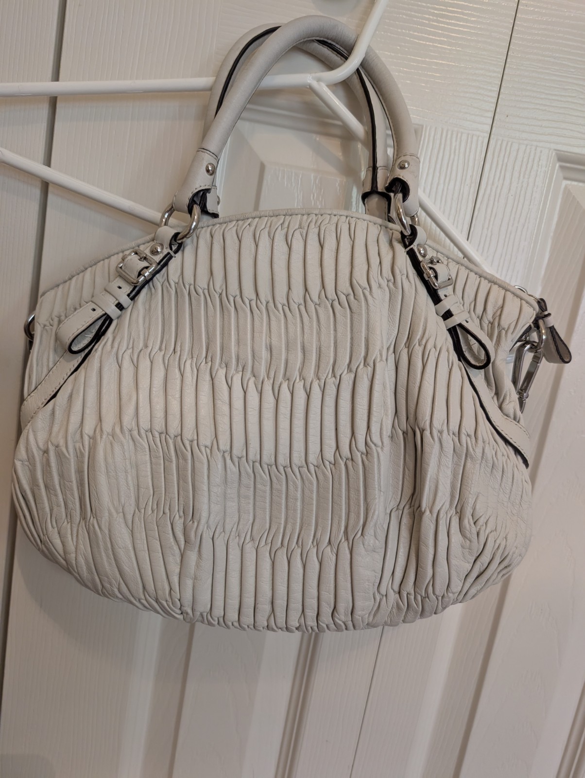 COACH MADISON GATHERED LEATHER SOPHIA SATCHEL BAG LIMITED EDITION 15942