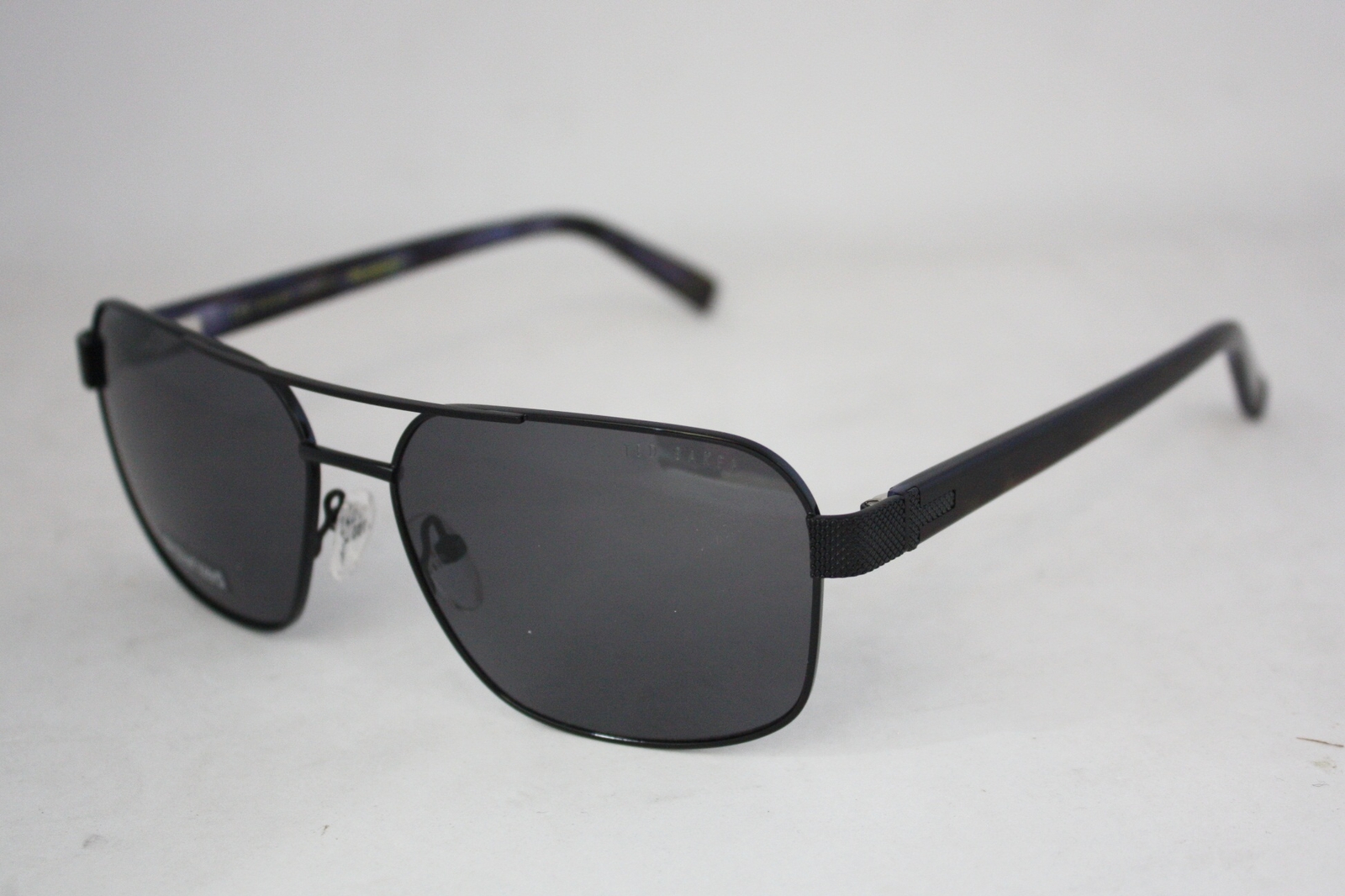 TED BAKER TBM045 POLARIZED sunglasses Black MEN 58mm Aviator Designer Sunglasses