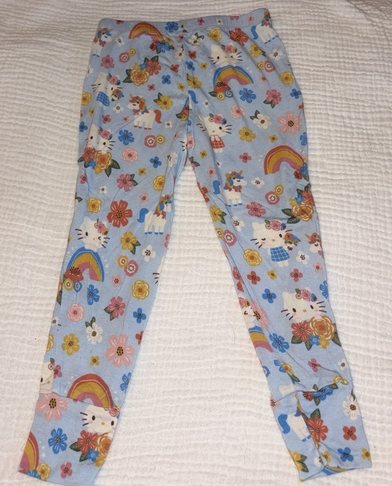 Posh Peanut Hello Kitty Bamboo 2pc Pajama Set Long Sleeve Snug Fit 3T-4T