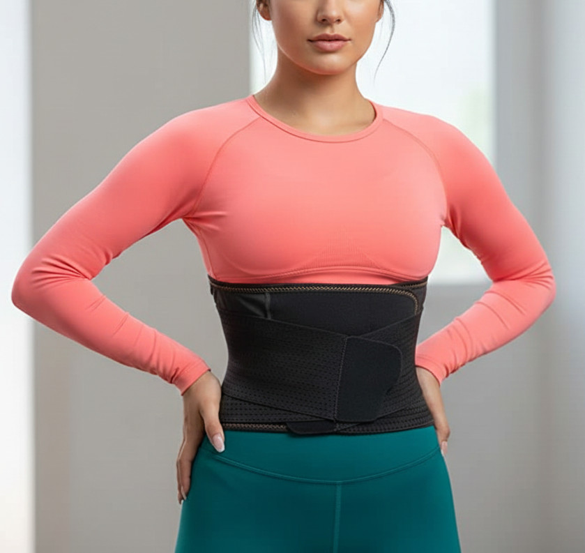 Copper Fit Women’s Core Shaper Back Support Shaper S/M Waist 26″-34″ – Charcoal