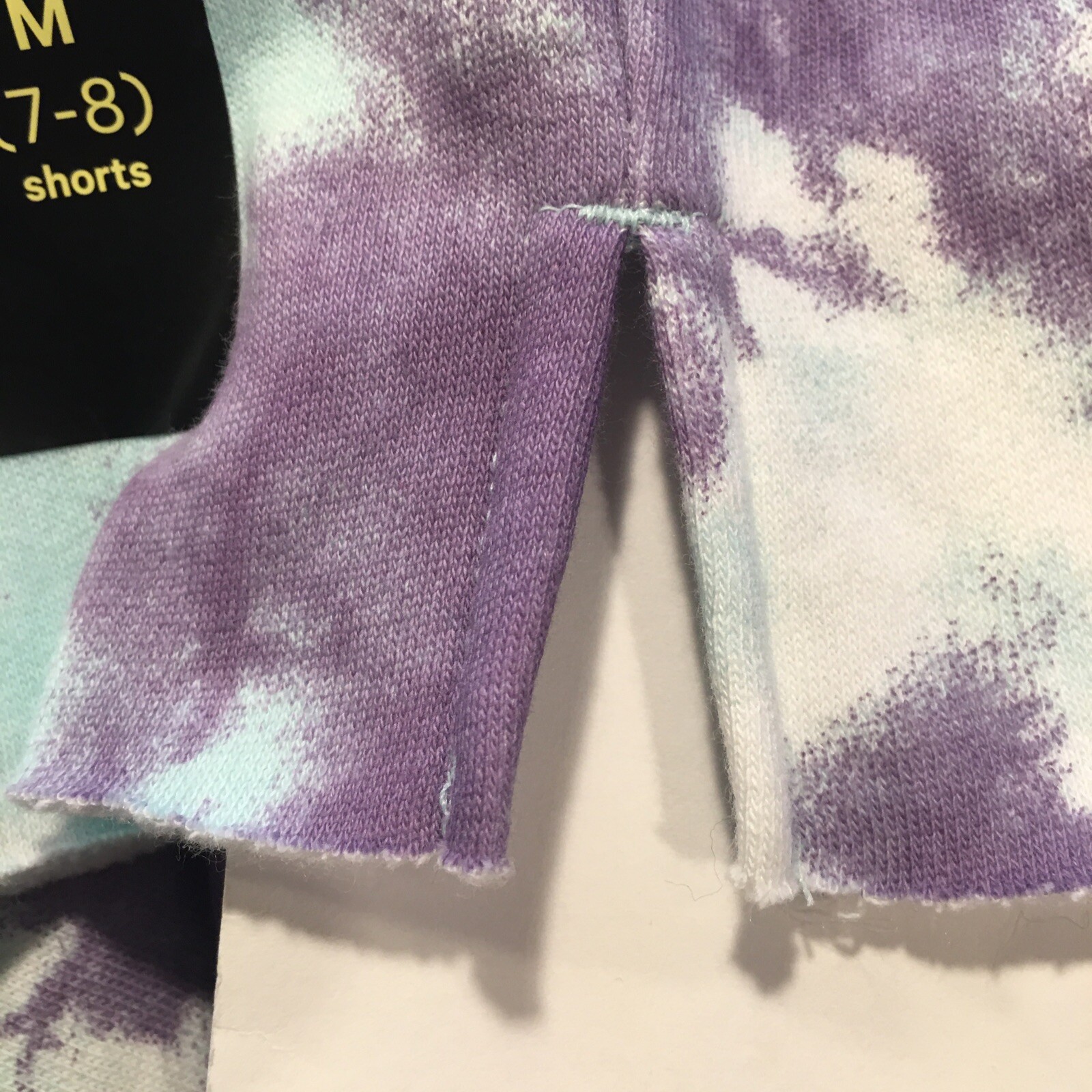Art Class New Girl’s Size Medium (7/8) Blue & Purple Tie Dye Pull On Shorts