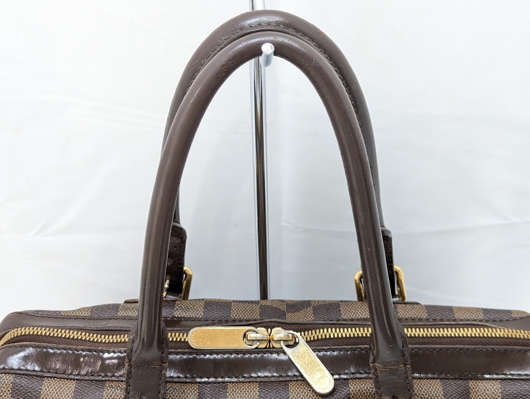 LOUIS VUITTON Damier Ebene Berkeley Hand Bag N52000 DU0093 Authentic LV