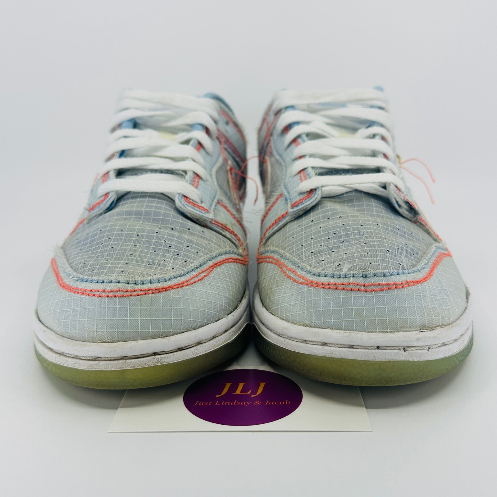 Nike Men’s Dunk Low x UNION LA Passport Pack ‘Argon’ Sneakers DJ9649-400 Size 8