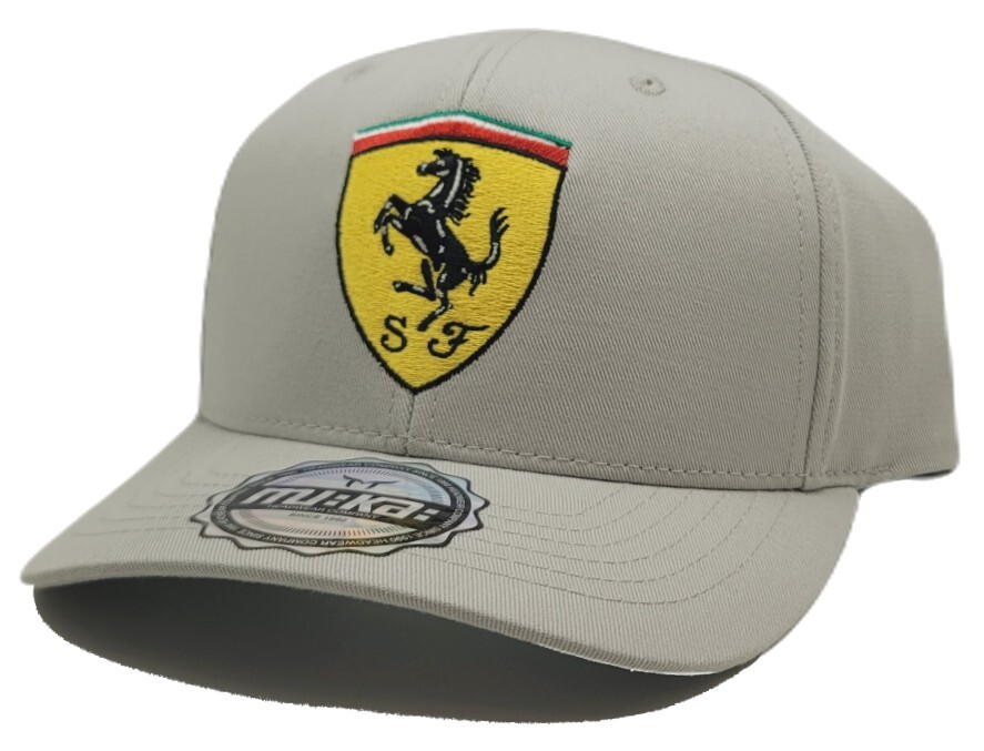 Ferrari New MUKA Car Italian Sports Cars Gray Era Strapback Hat Cap