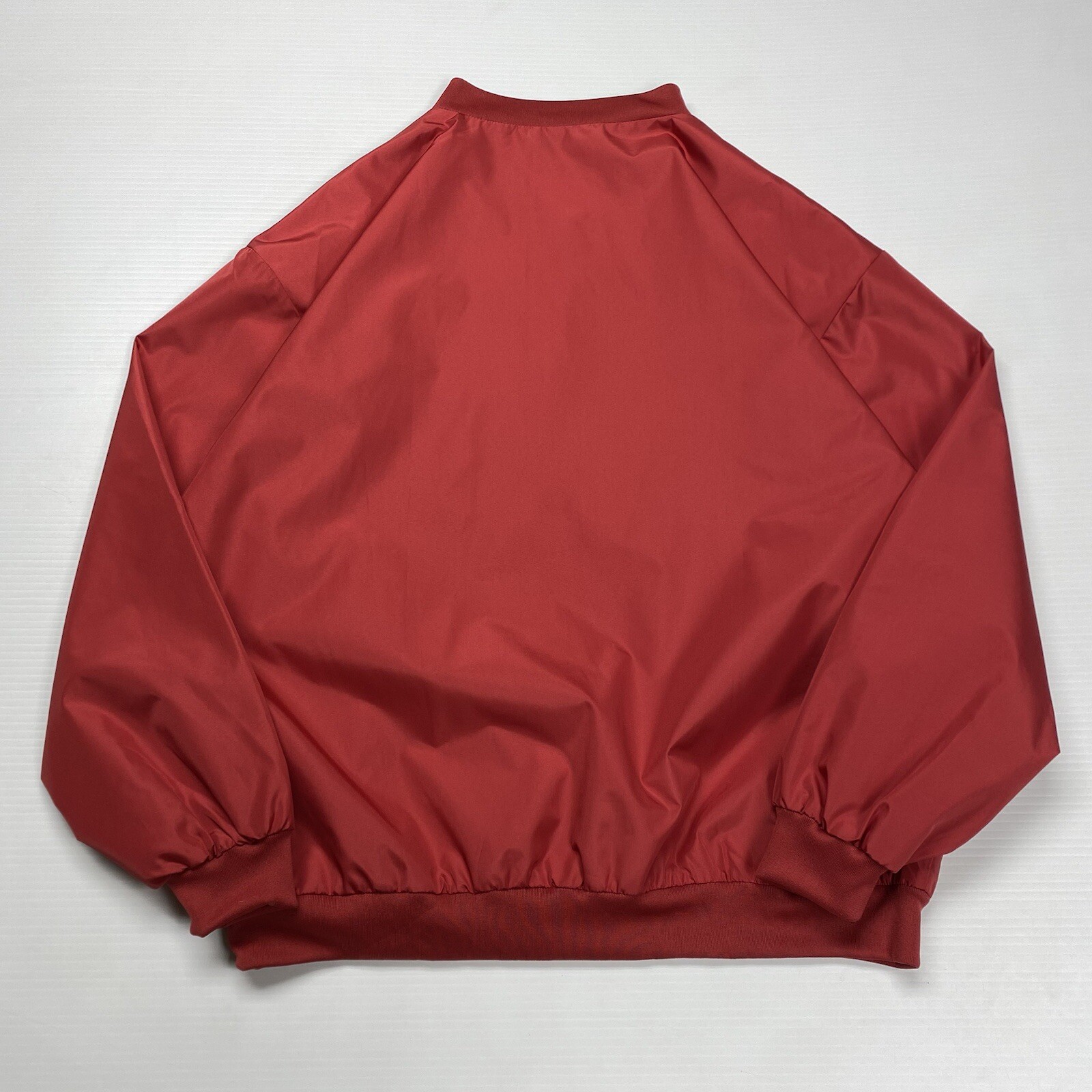 Augusta Sportswear Wolves Mens Pullover L Red Microfiber Baseball Athletic