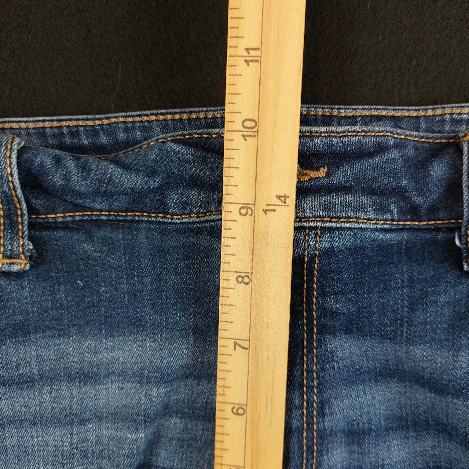 BKE Payton Universal Fit Bootcut Jeans Women’s 34×33.5 (Fit 36×32) Distressed