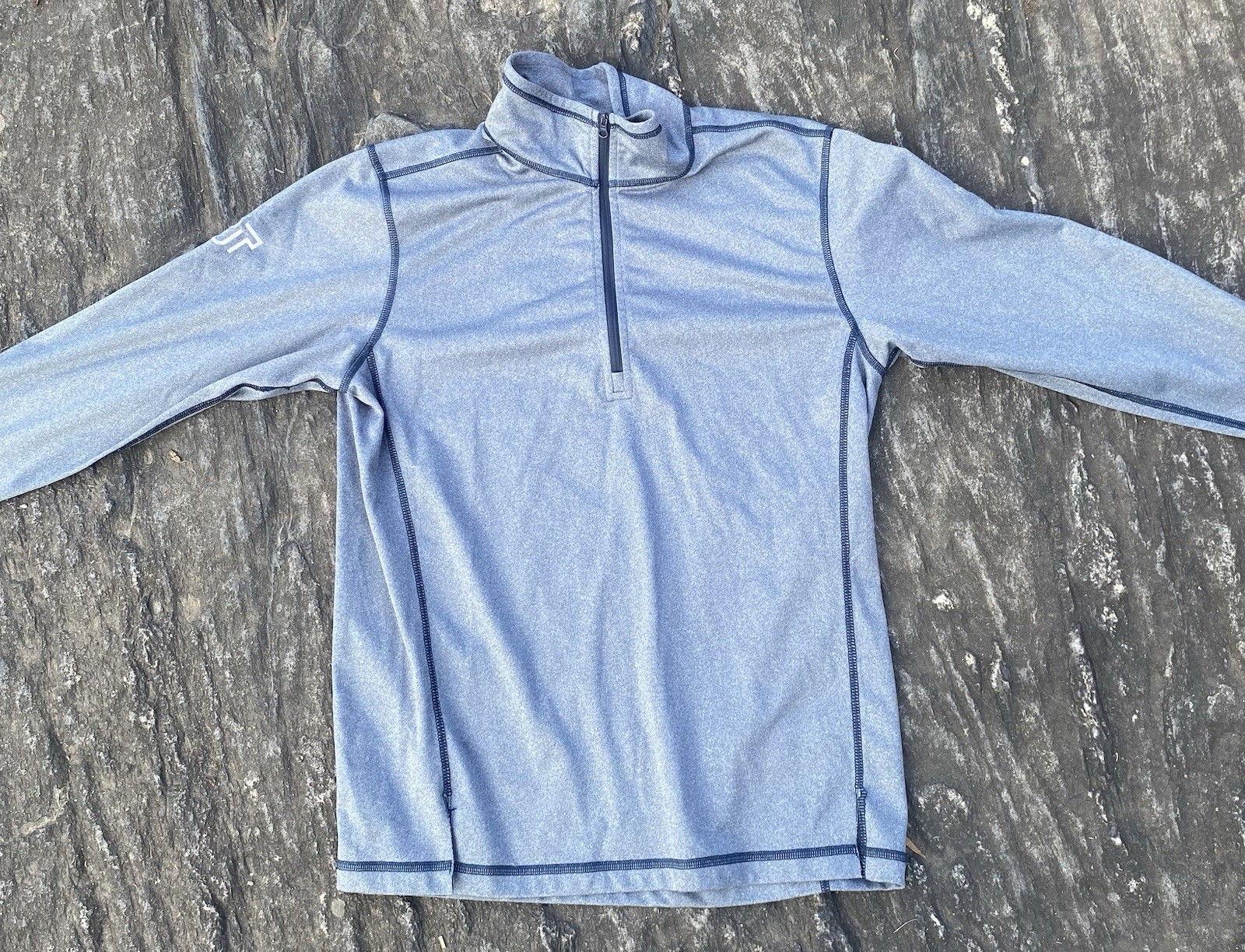 The North Face Sweatshirt Mens Medium Gray Quarter Zip Active Pullover