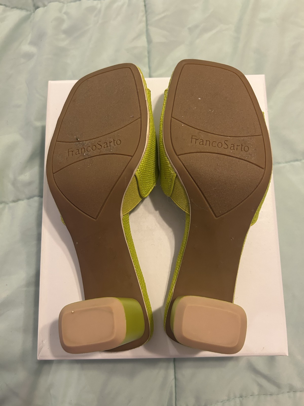 franco sarto sandals 7.5 heels