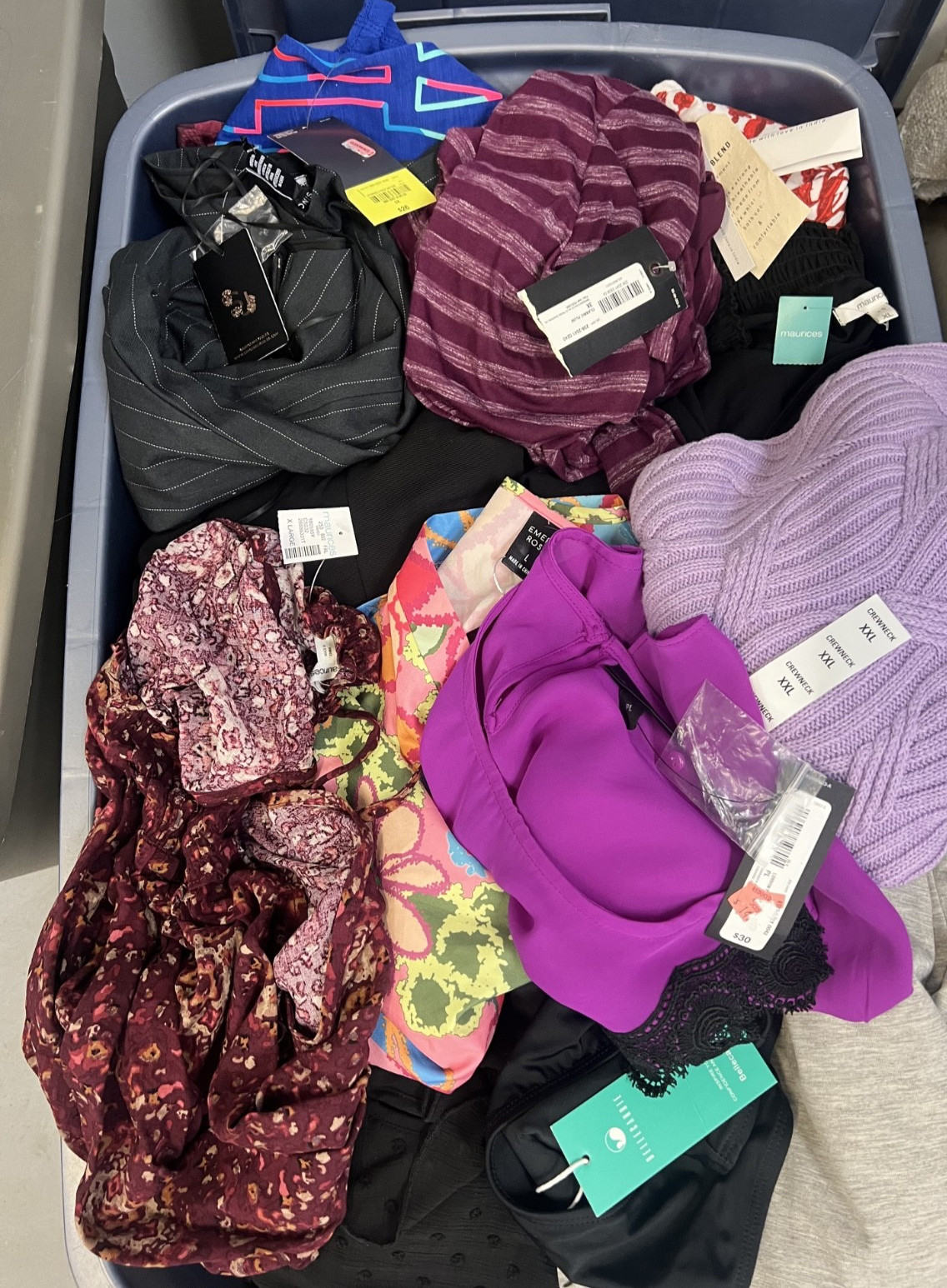 NEW With Tags 10PC Clothing Reseller Online Selling Lot/Box of Wholesale Clothes