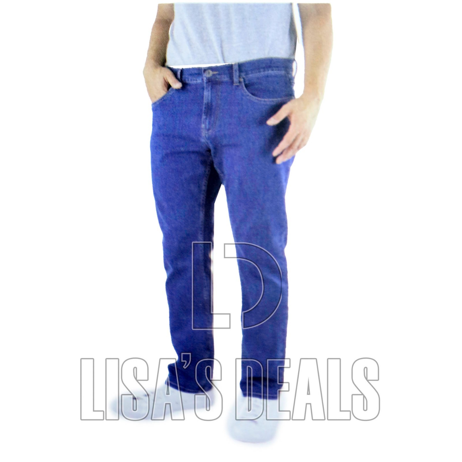 JACHS NEW YORK Comfort Stretch Denim Jeans Blue Dark Blue 32 34 36 38 40
