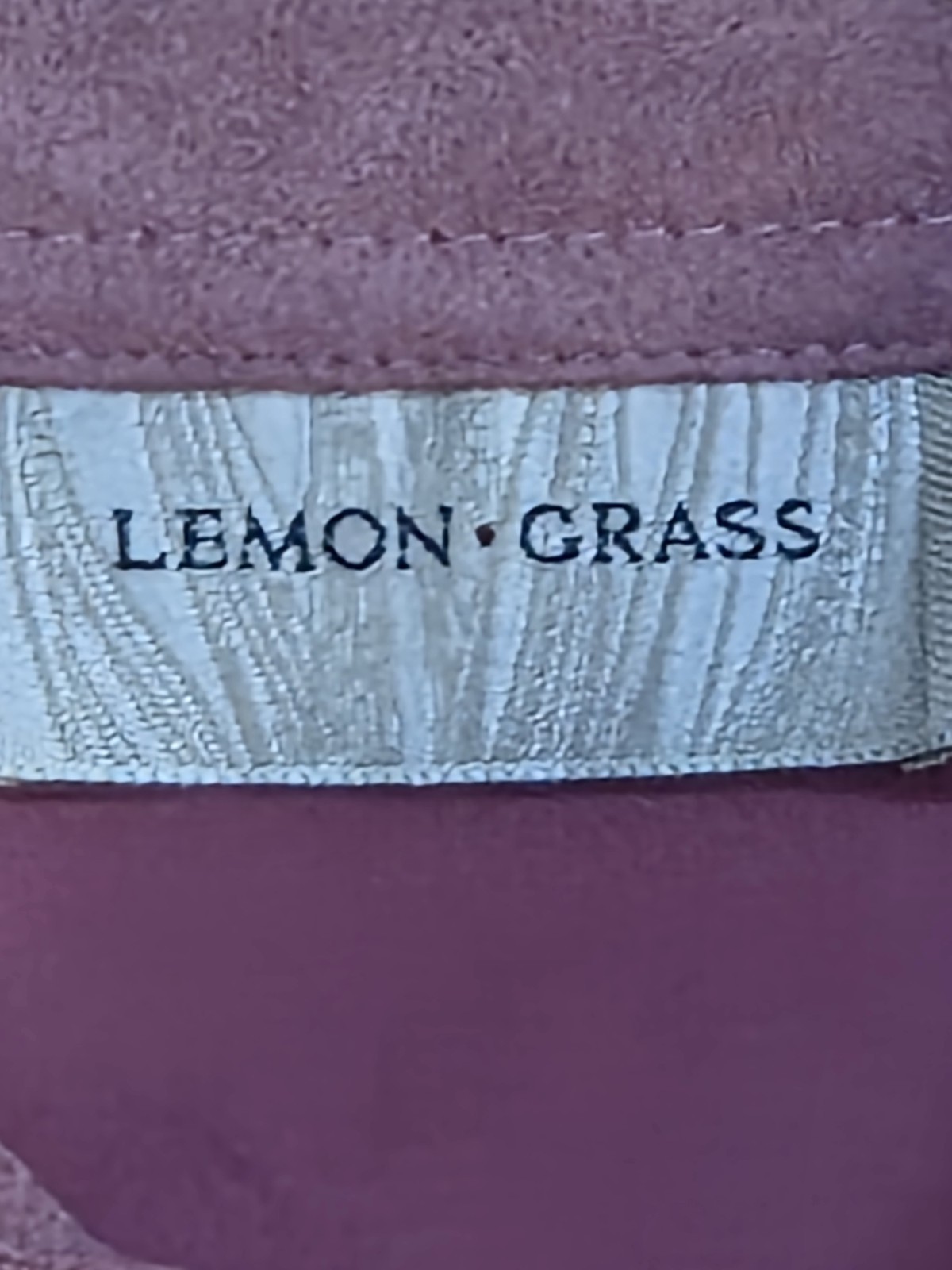 Lemon Grass Pink Solid Suede Collared Button Front Long Sleeve Shirt S