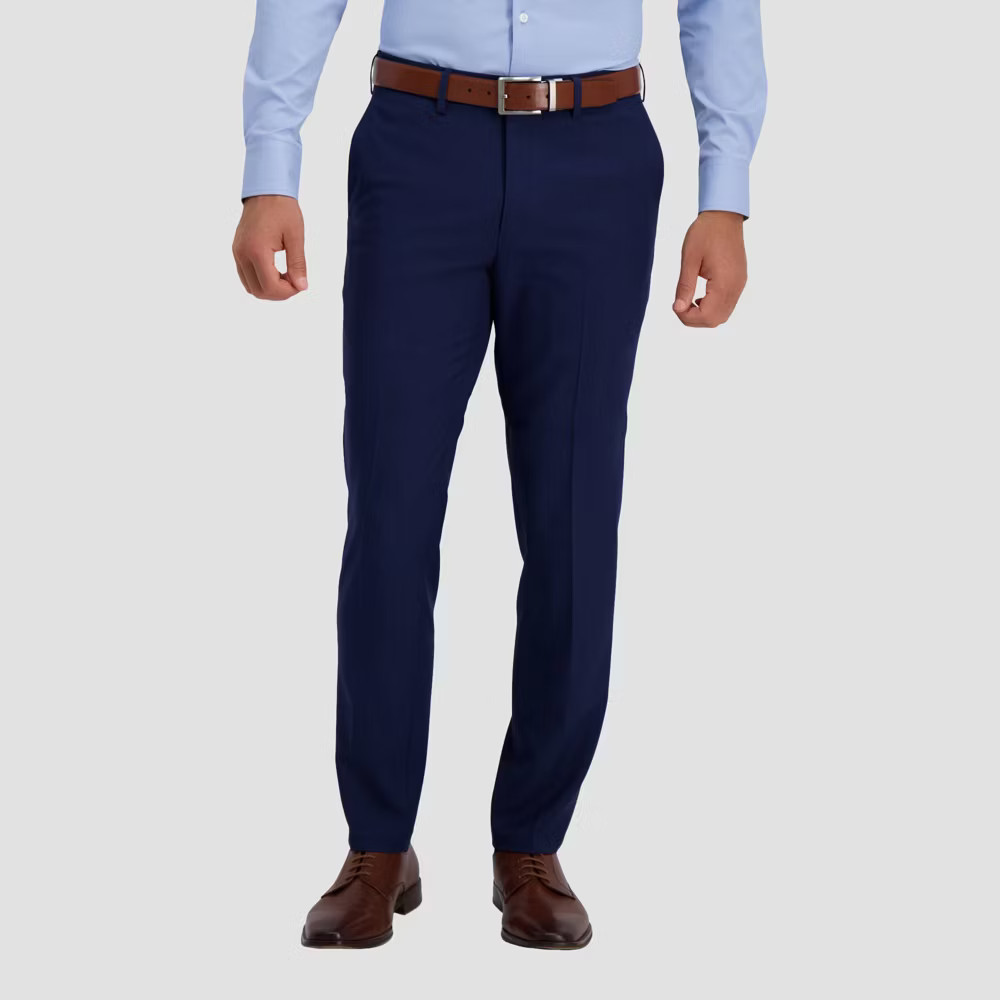 Haggar H26 Men Premium Stretch Slim Fit Dress Pants