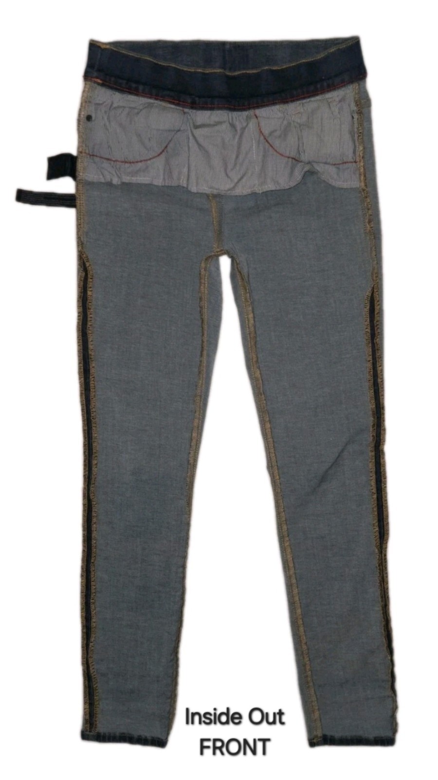 TOMMY HILFIGER Gramercy Pull On Skinny Jeans Size 6 Blue Jeggings Charm Pockets