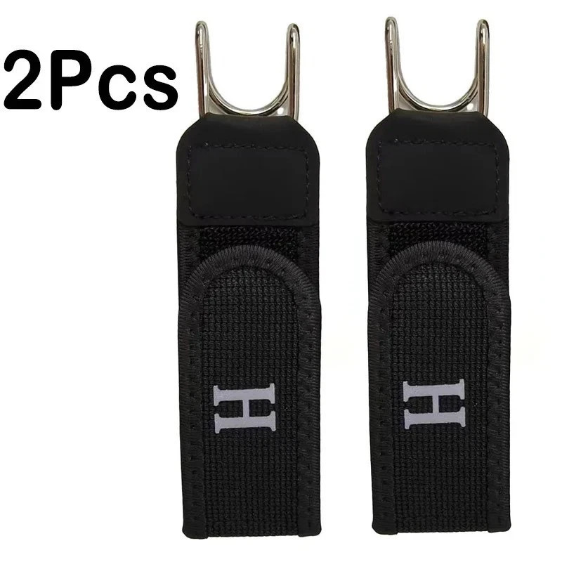 2Pcs Adjustable Buckleless Belt Hook Elastic Waist Buckle Waist Belt