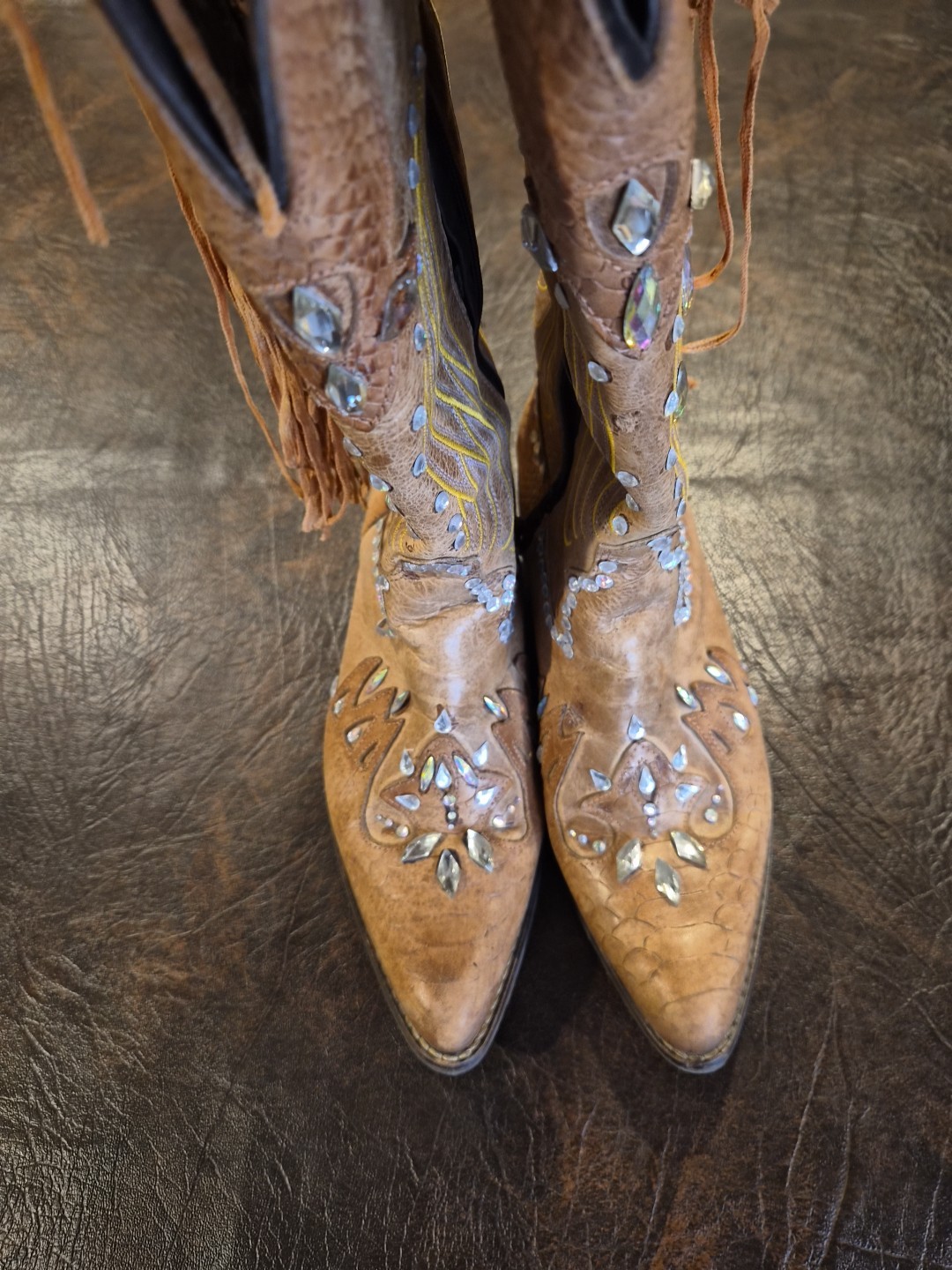 Scarpatti Italian Western Boots 2014 Womens Size 6.5 B571