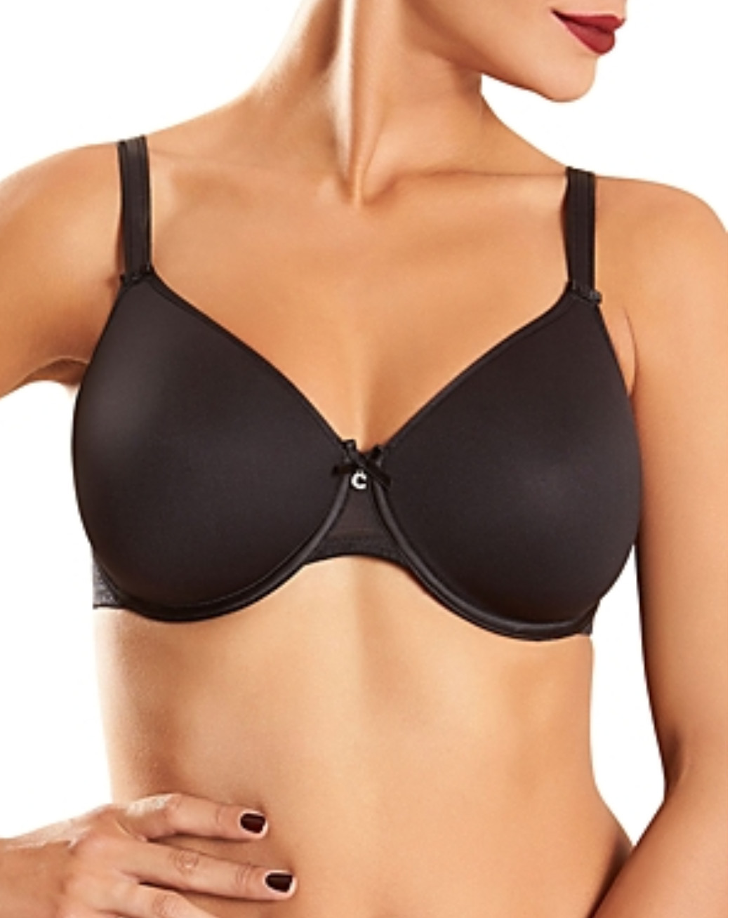 Chantelle C Magnifique Seamless Contour Spacer Minimizer Bra Black Size 32D