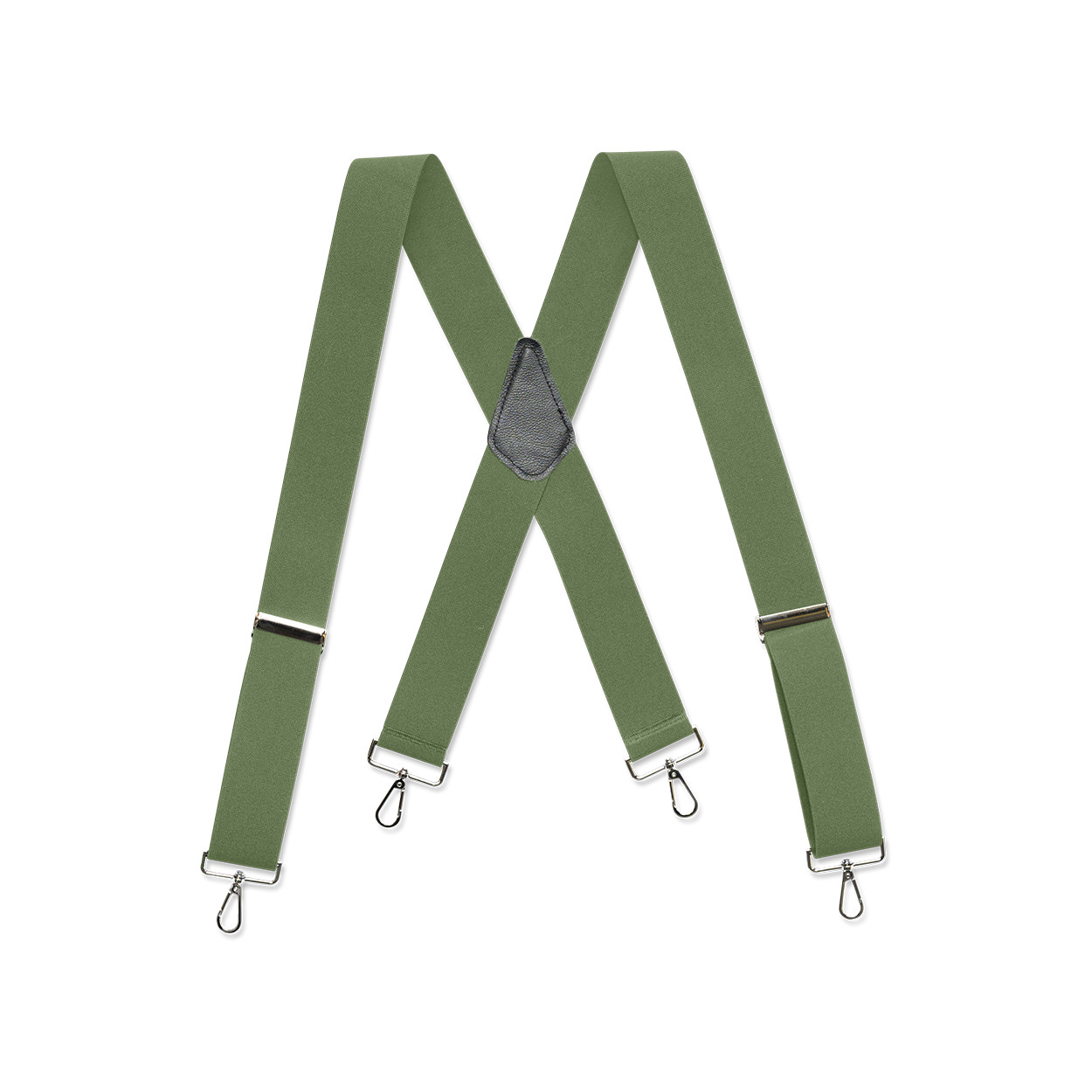 Men’s Suspenders, 2″ Quality X Style, Belt Loop Snap On, Many Colors, USA Made