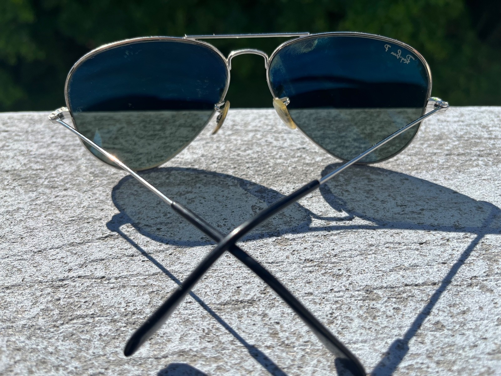 Ray-Ban Aviator Classic RB3025 Silver Metal Frame w/Mirrored Lenses