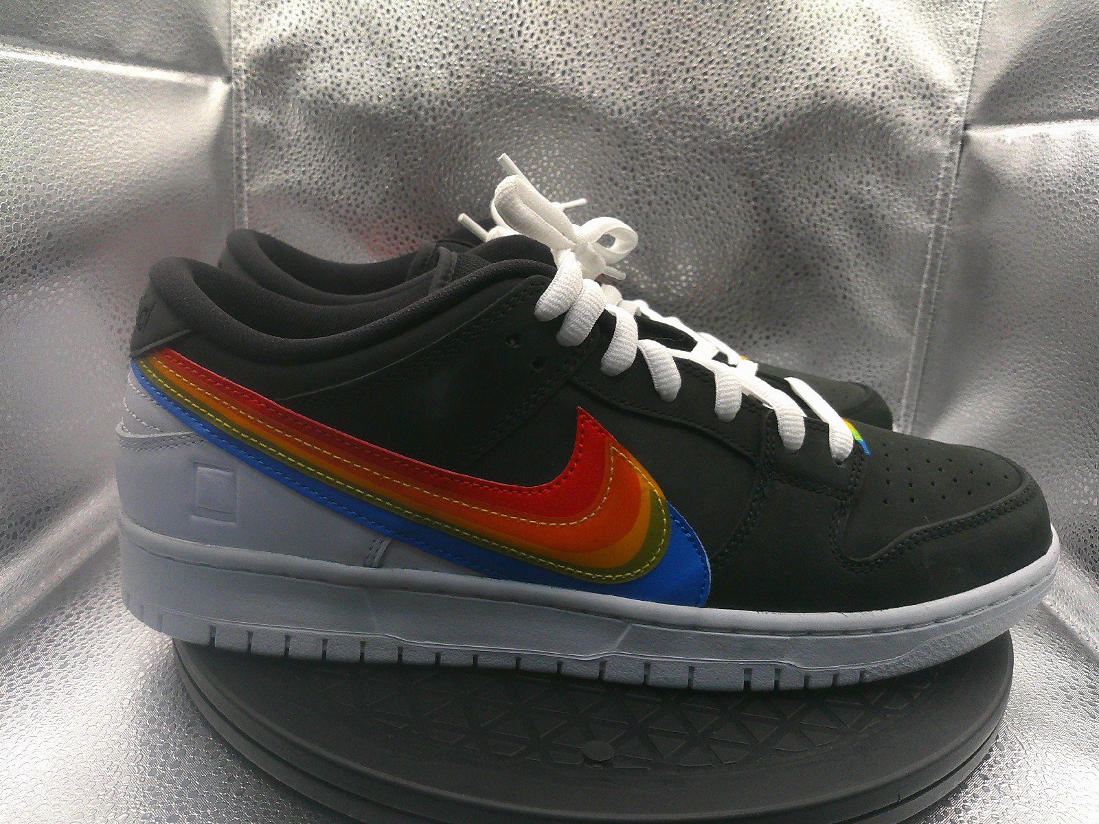 Nike SB Dunk Low Polaroid DH7722-001 Black White Multi Size 12 DS New with Laces