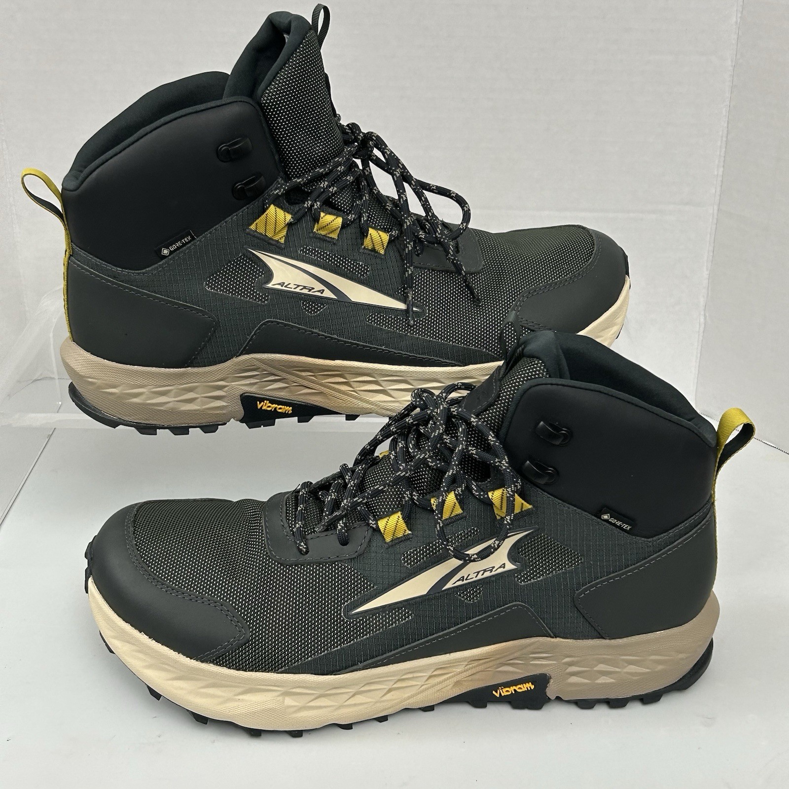 Altra Timp 5 Hiker GTX Mens Sz 12.5 Athletic Waterproof Hiking Trail Shoes Green