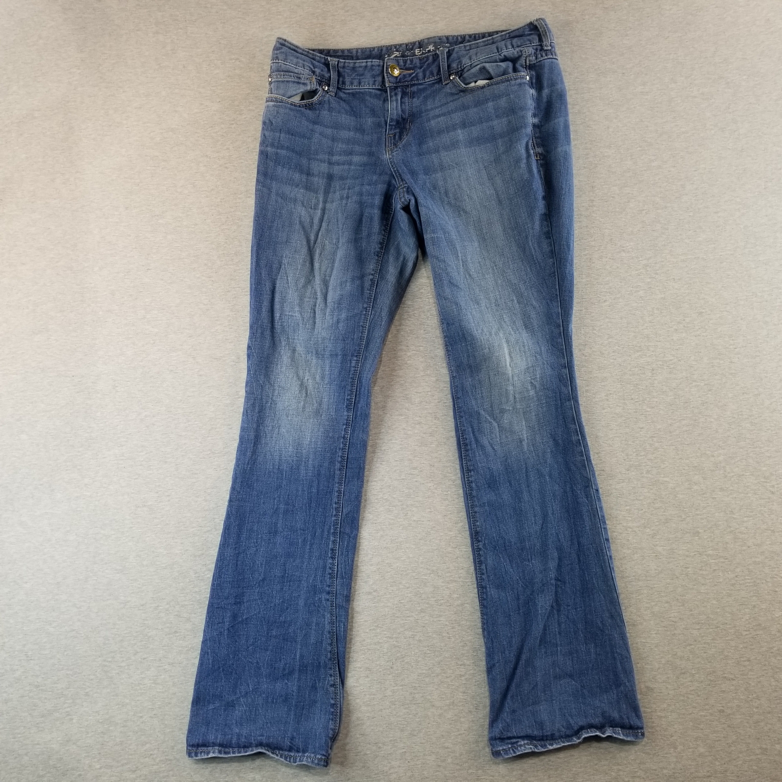 Express Jeans Women’s Sz 10R 2000s VTG 98%Cotton Med Wash Normcore Cute Stylish
