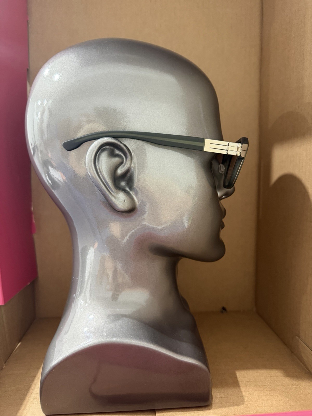 IC! BERLIN BOGART Bronze Sunglasses Gunmetal Authentic New *NO BOX* IC0219 5535G