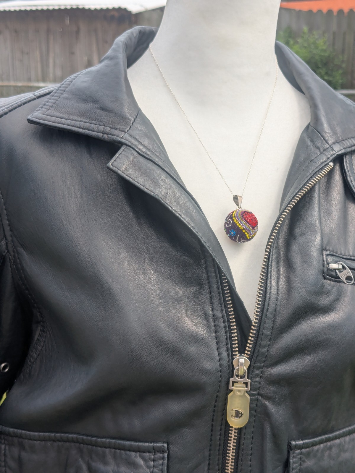 Diesel Soft Lambskin Leather Jacket Sz S