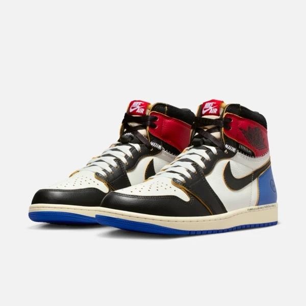 Jordan 1 Retro High OG SP Fragment x Union LA Varsity Red Sport Royal IO7847-002