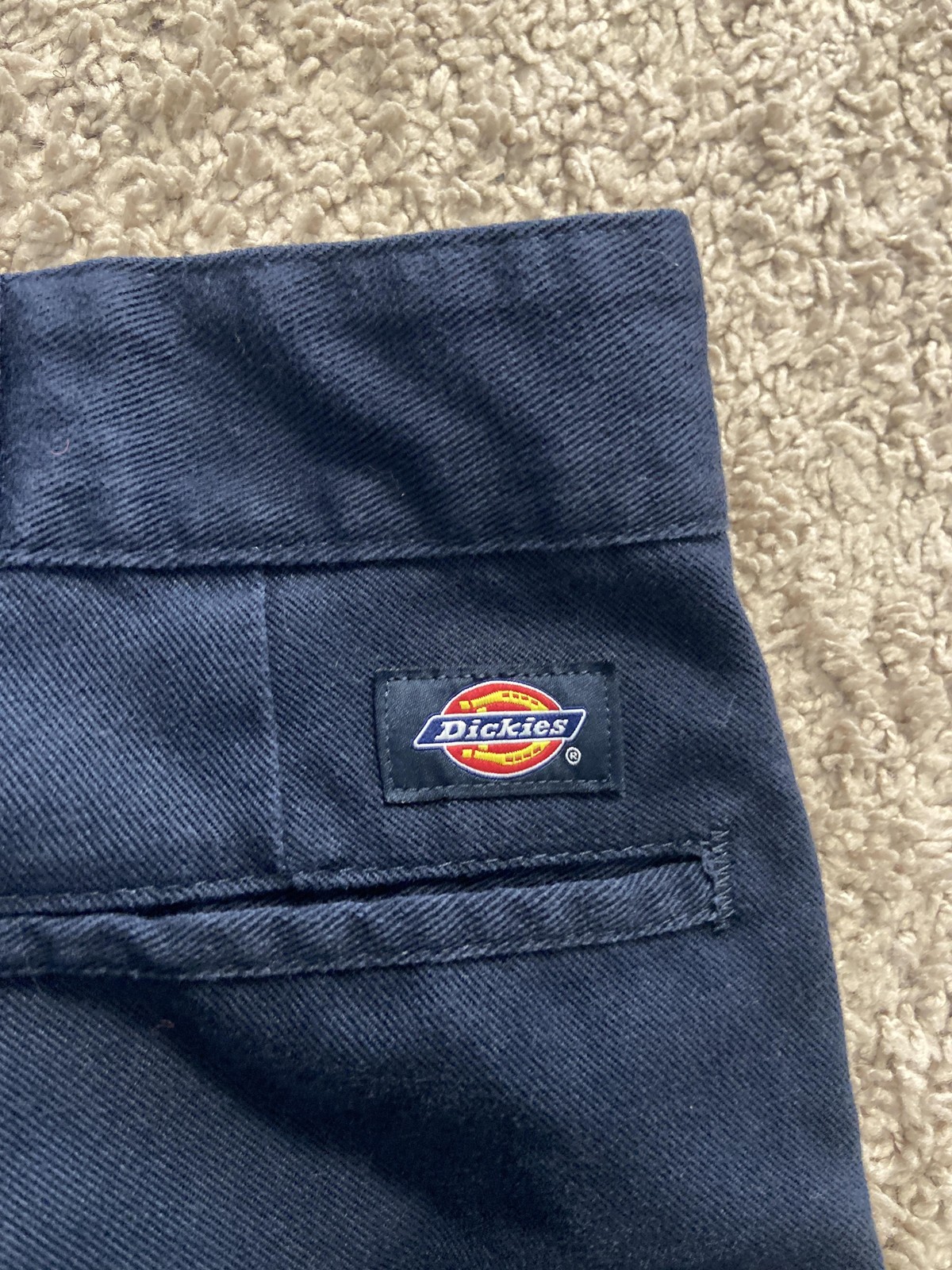 Dickies 874 Original Fit Pants Mens 38×30 Blue Chino Straight Leg Workwear