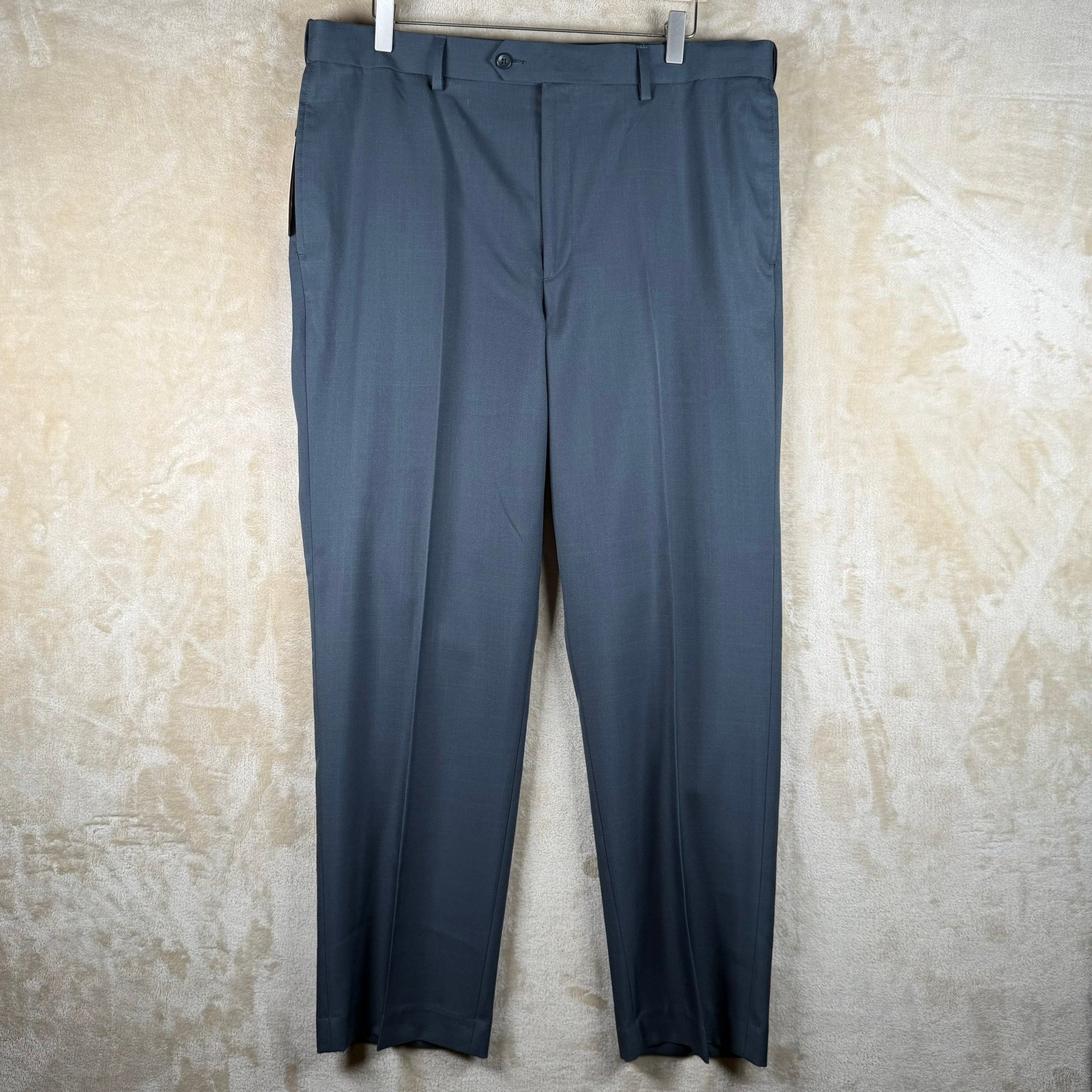 Savane Select Edition Men 36×30 Charcoal Gray Comfort Waist Straight Fit Pants
