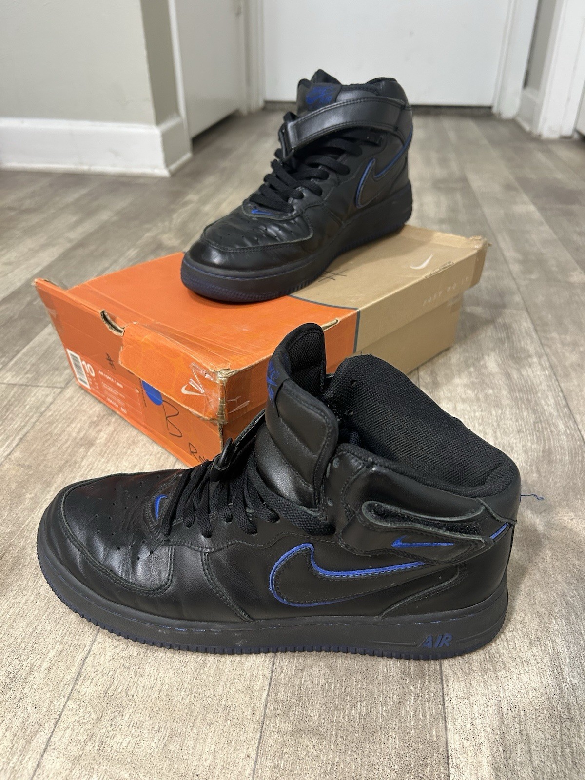Nike Air Force 1 Mid “Black Royal Blue” (2003) Size 10