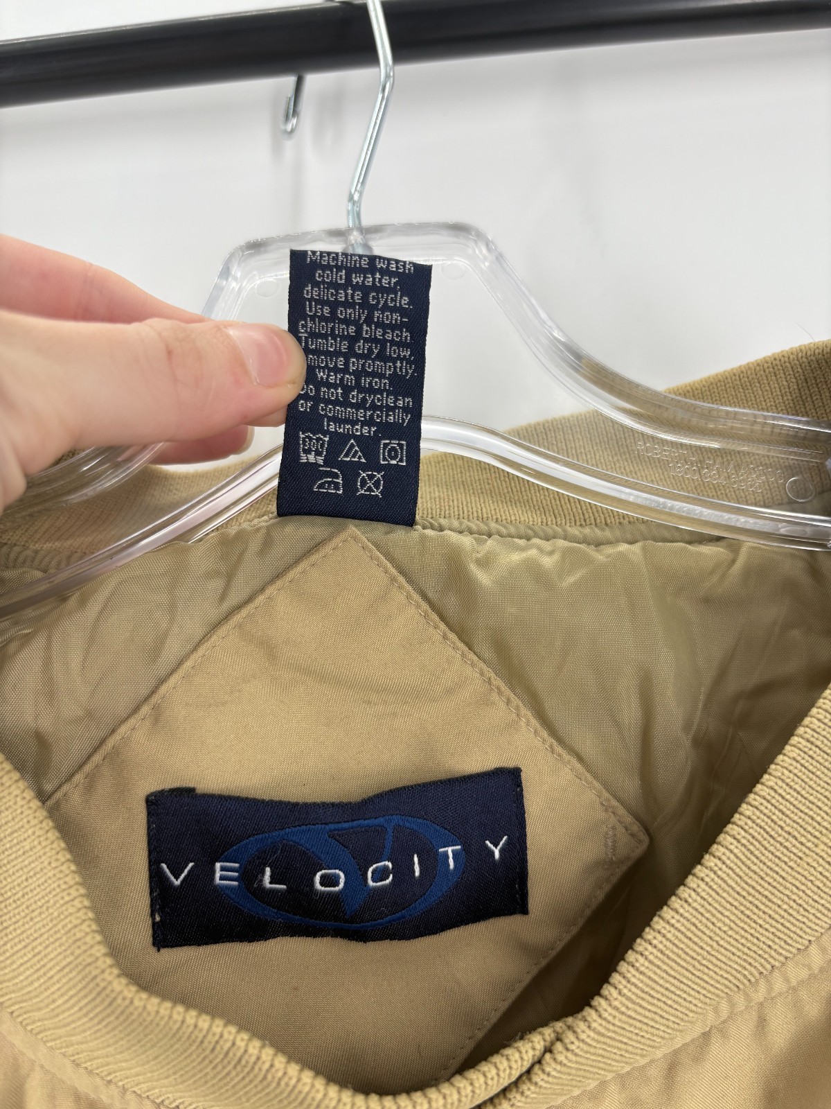 Beach Ball Classic 2000 Pullover Jacket Small Tan Velocity Y2K Myrtle Beach