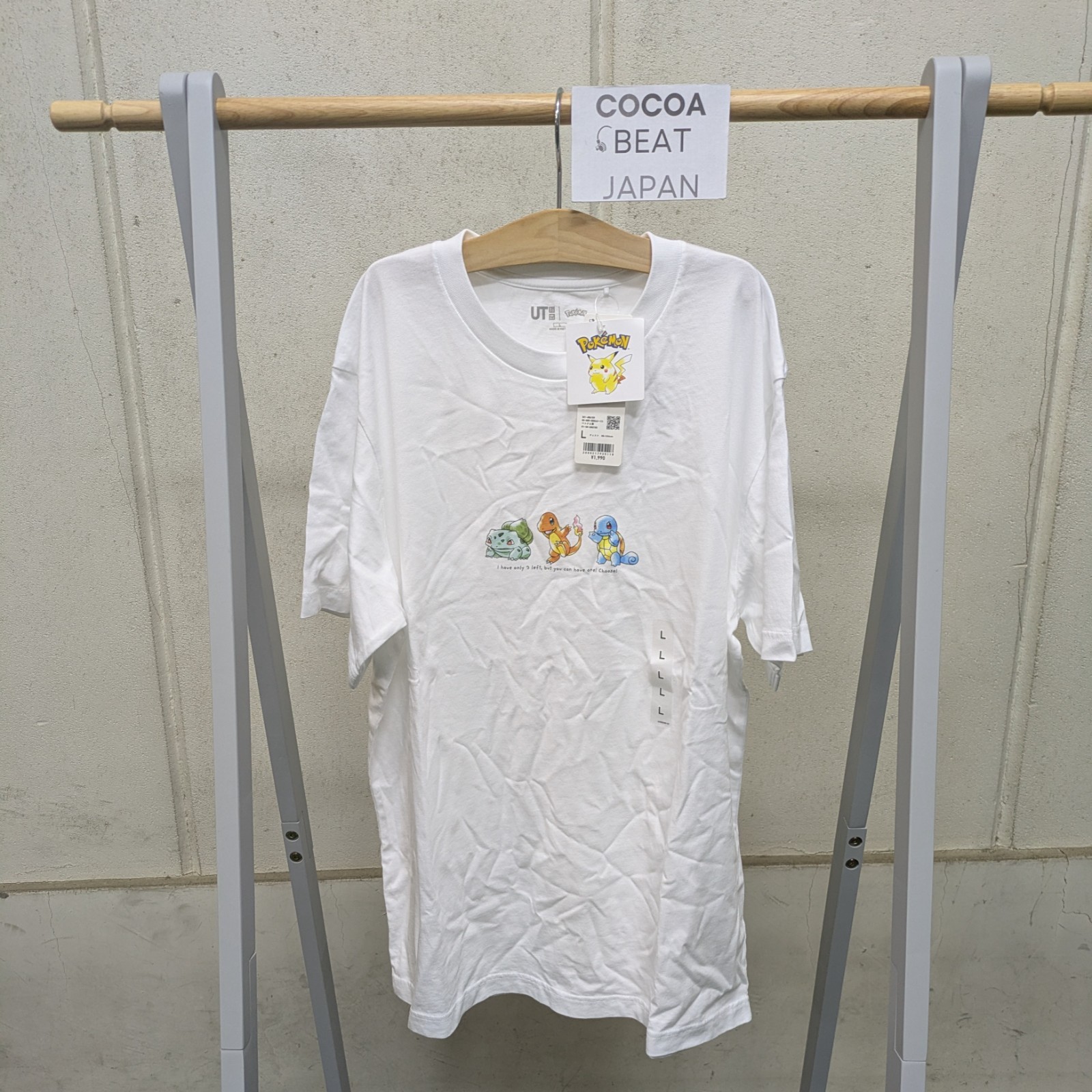 Pokemon UNIQLO UT T-Shirt 30th Anniv. Japan L (Fits Like US M) 2026 NEW In Stock