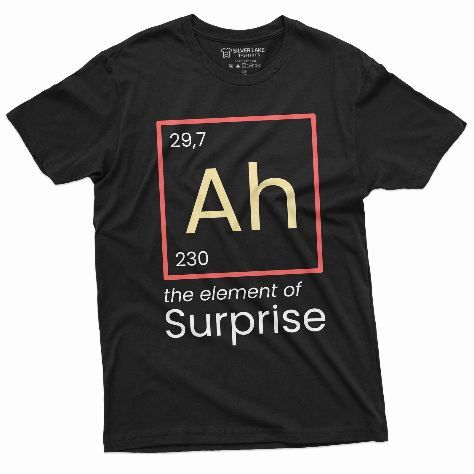 Funny Ah The Element of Surprise T-shirt Chemistry Chemist Periodic Table tee