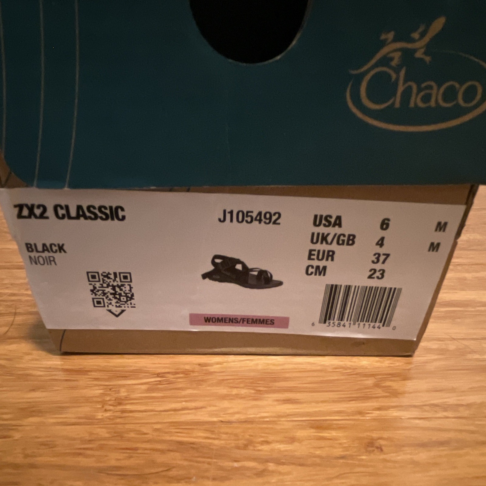 Chaco Women’s Black Strappy Sandals Adjustable Straps Buckle US 6 EU 37