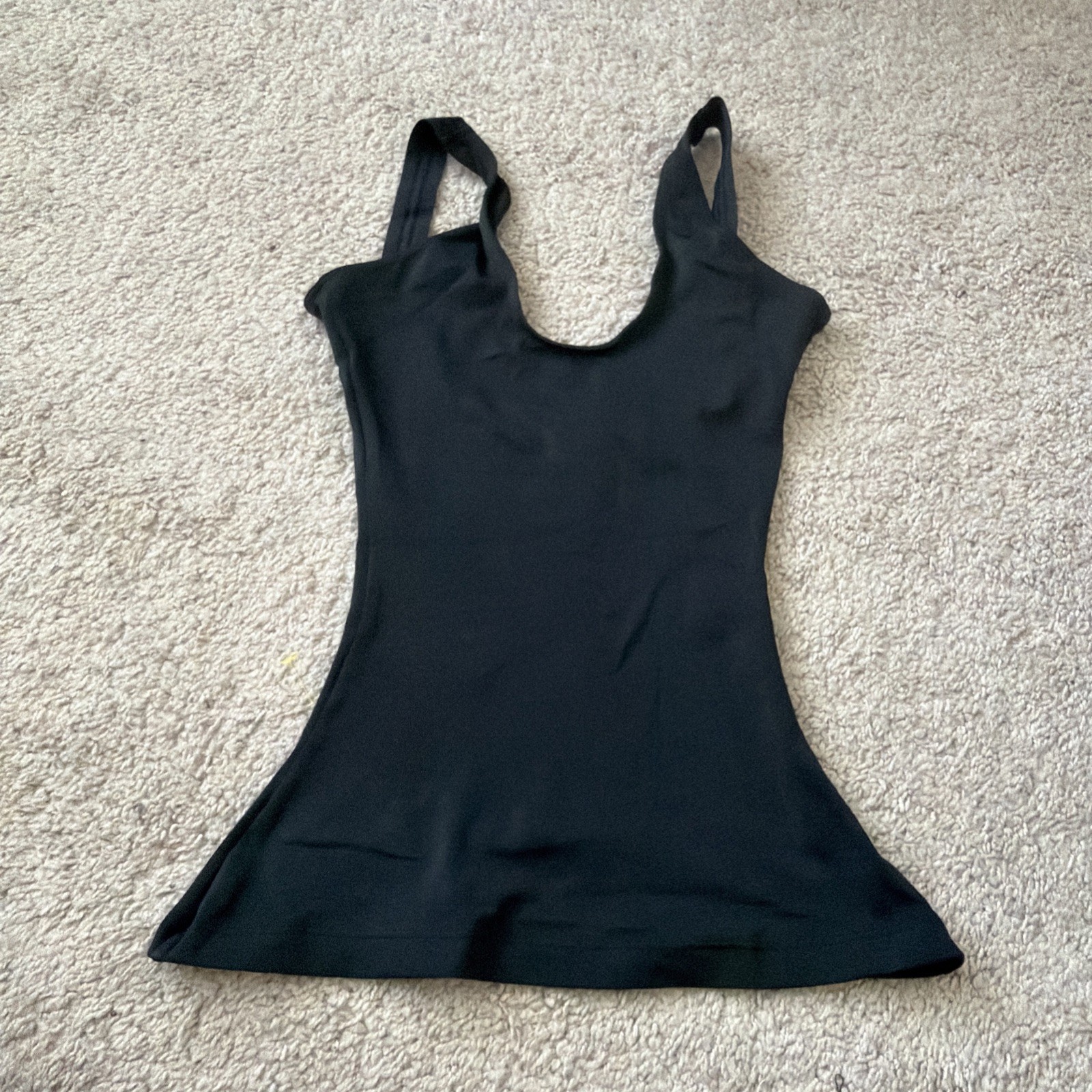 Spanx Open Bust Cami Assets Spot On Slimmers Black Shaping Slimming S