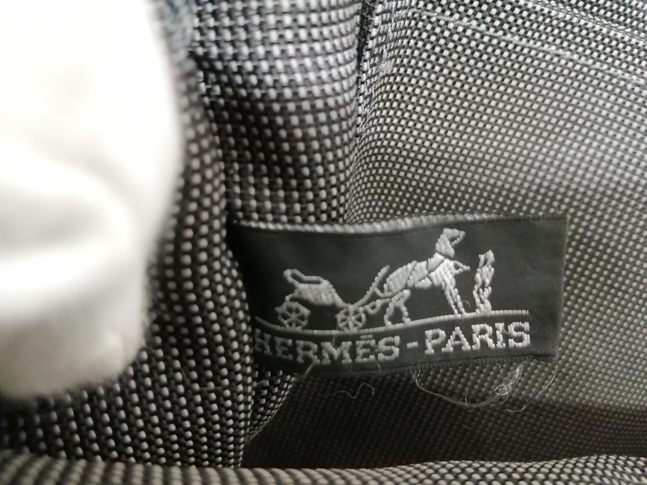 HERMES Aline Ad MM 2WAY Backpack Gray From Japan
