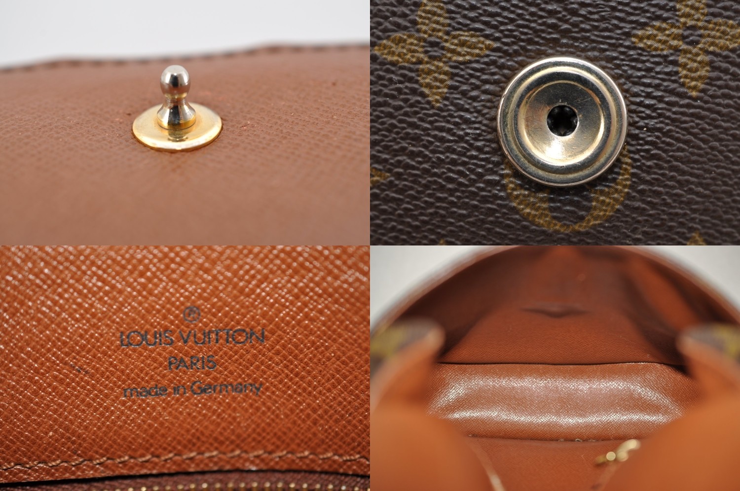Authentic Louis Vuitton Monogram Saint Cloud MM M51243 Shoulder Cross Bag AC015
