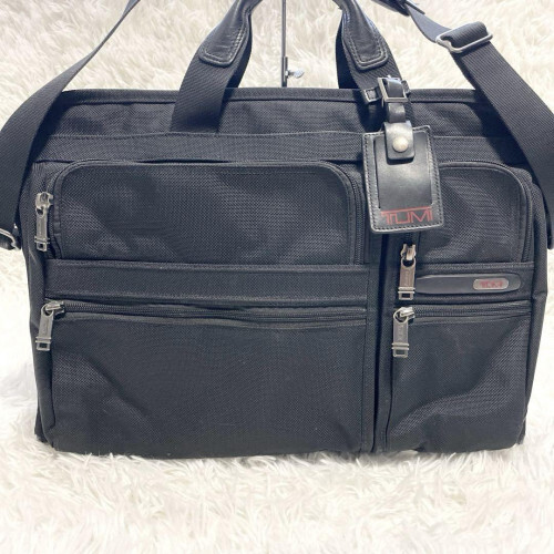 TUMI 263114D4 BUSINESS BAG, SHOULDER BAG 2WAY NYLON LEATHER BLACK From Japan