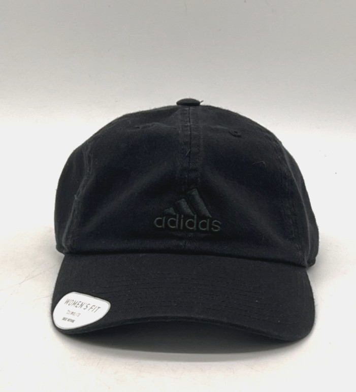 Adidas Women’s All Black Adjustable Climalite Saturday Cap One Size Fits All