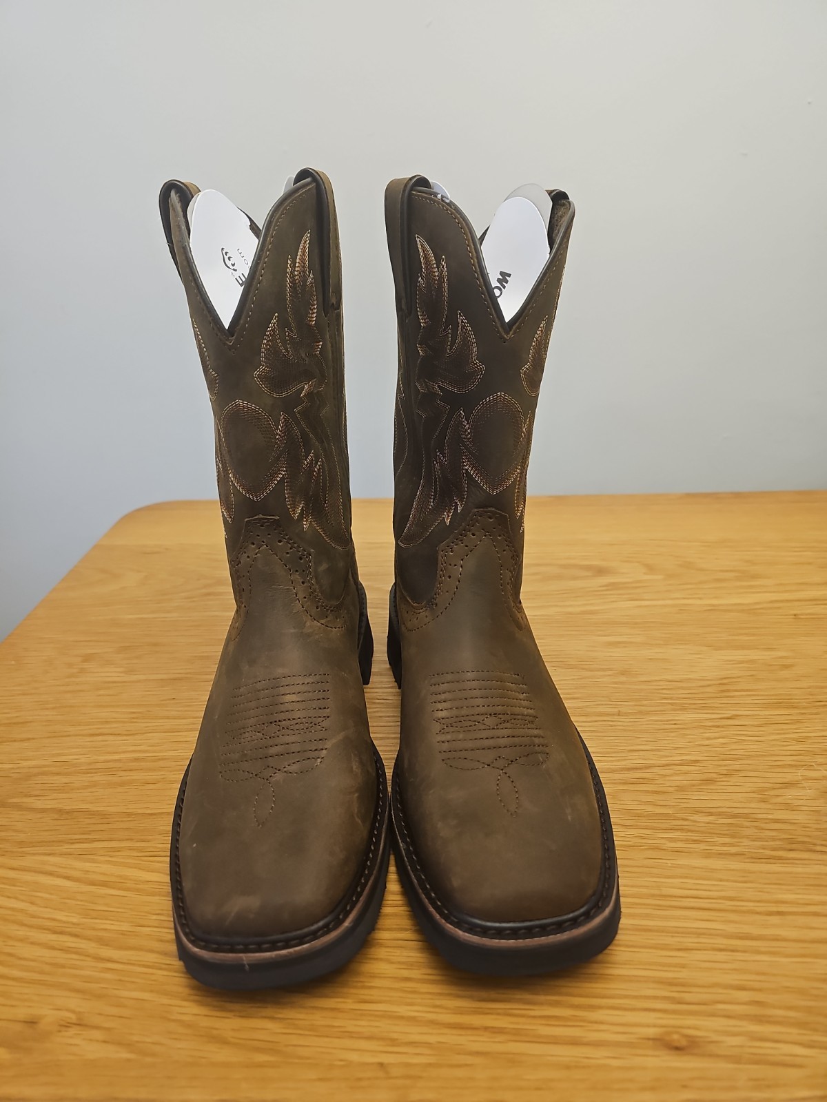 Wolverine Rancher Men’s 8 EW Square Toe Work Boots Brown W10704 Size 8 Extra Wid