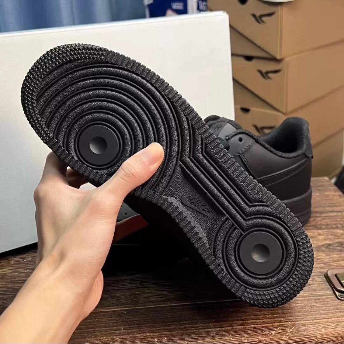 US Black Nike Air Force 1 07 Low Top Men’s Sneakers Shoes