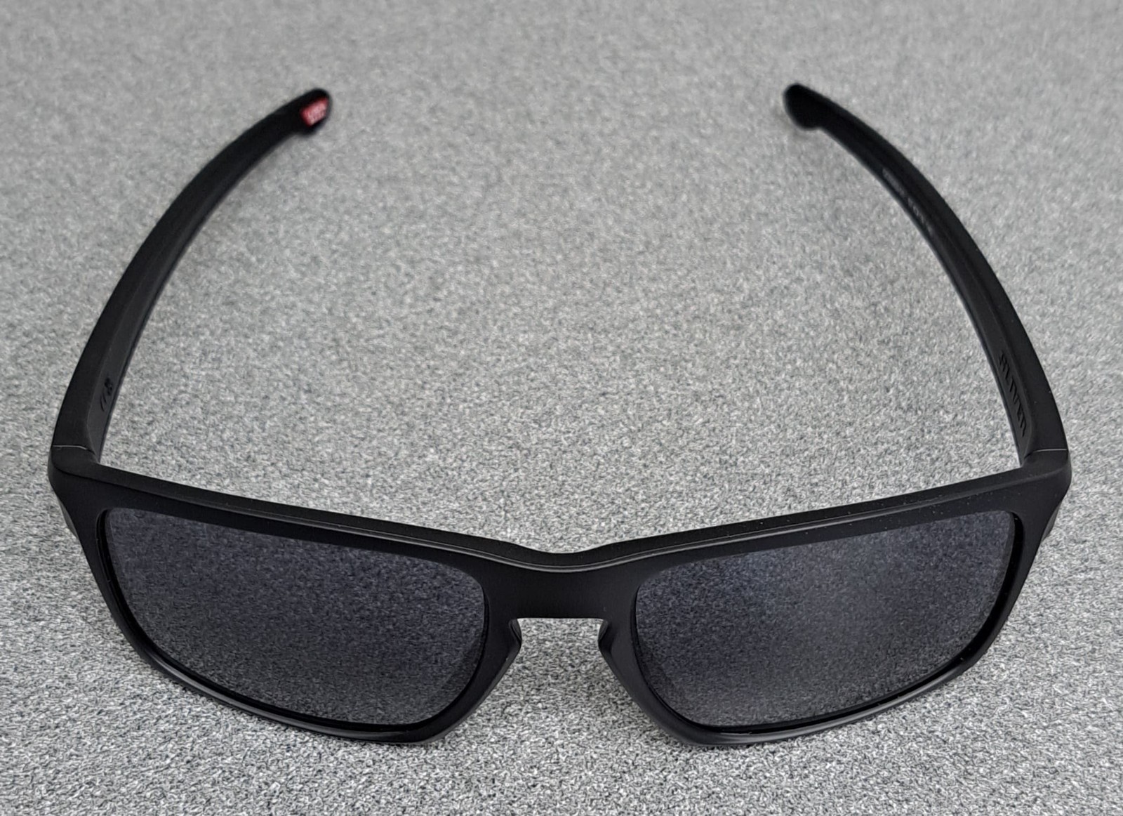 Oakley Silver Sunglasses – High Bridge Fit, Grey Lenses/Matte Black Frame