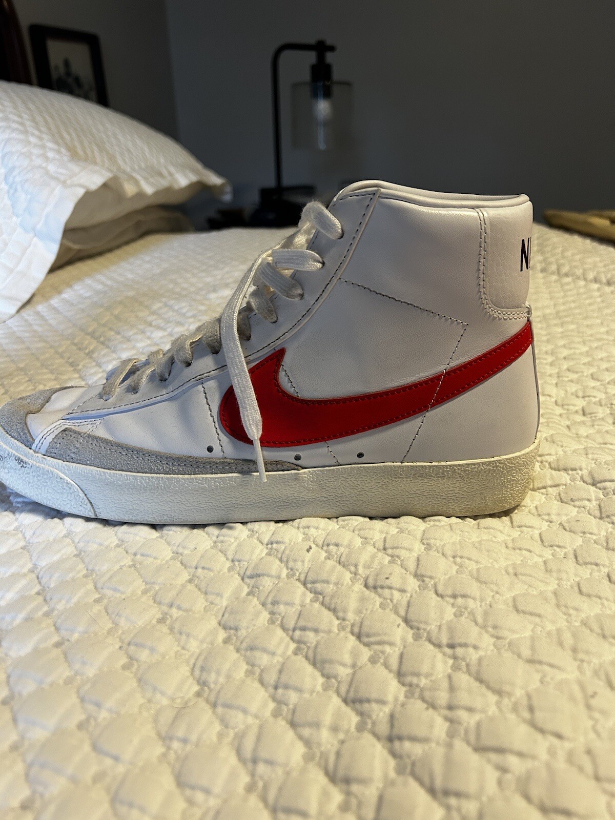 Size 9.5 – Nike Blazer ’77 Vintage Mid White Blue Red
