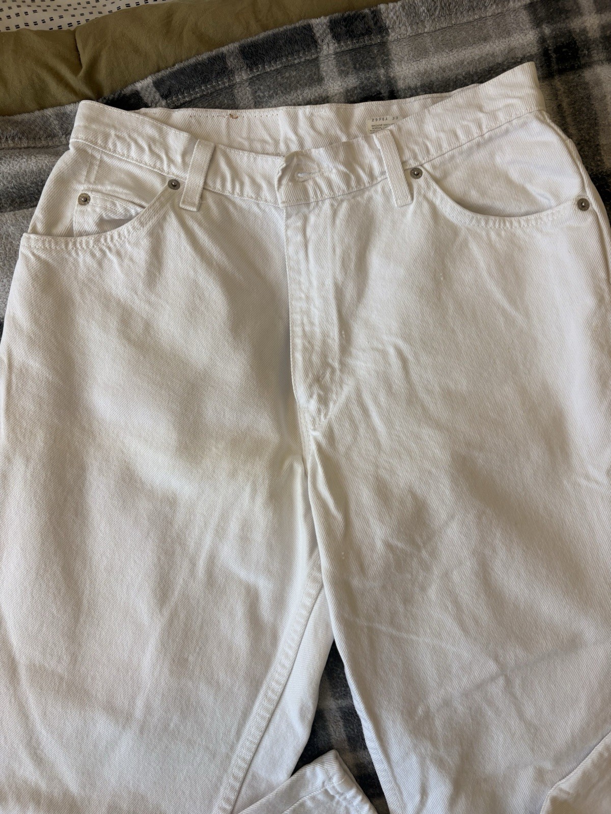 Levi’s Women’s Size 12 Long Cotton Orange Tab 950 Jeans Relaxed Fit Tapered Leg