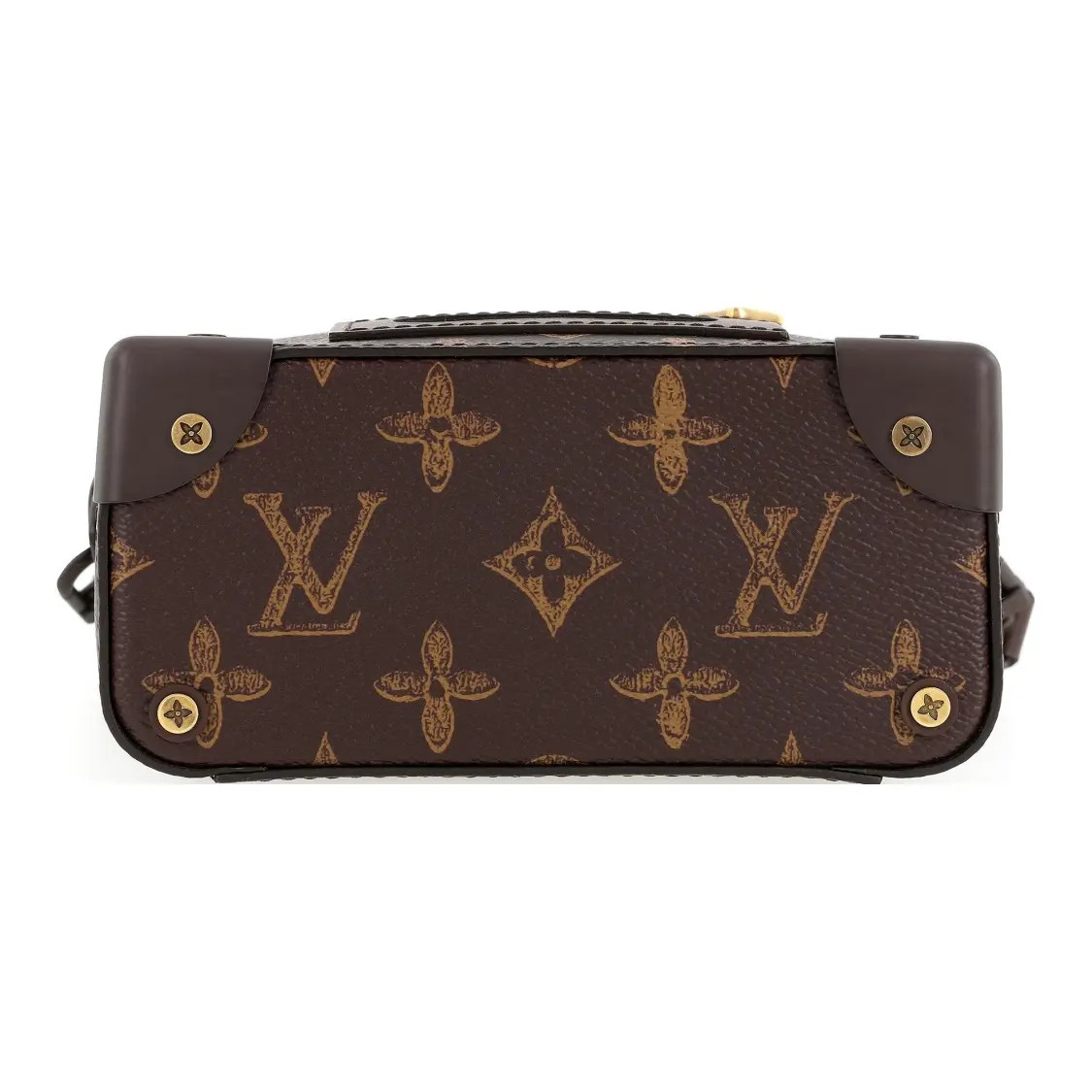LOUIS VUITTON Vertical Trunk Phone Bag Shoulder Crossbody Bag Men’s 6x3x8.6 in