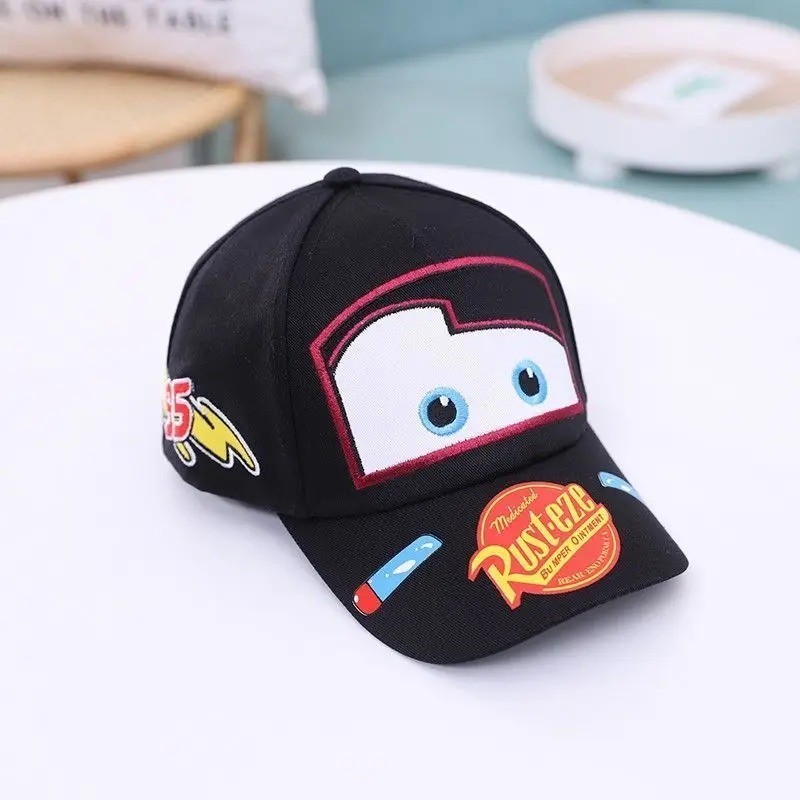 Lightning McQueen spring, autumn and summer children’s hat cartoon Cars peaked