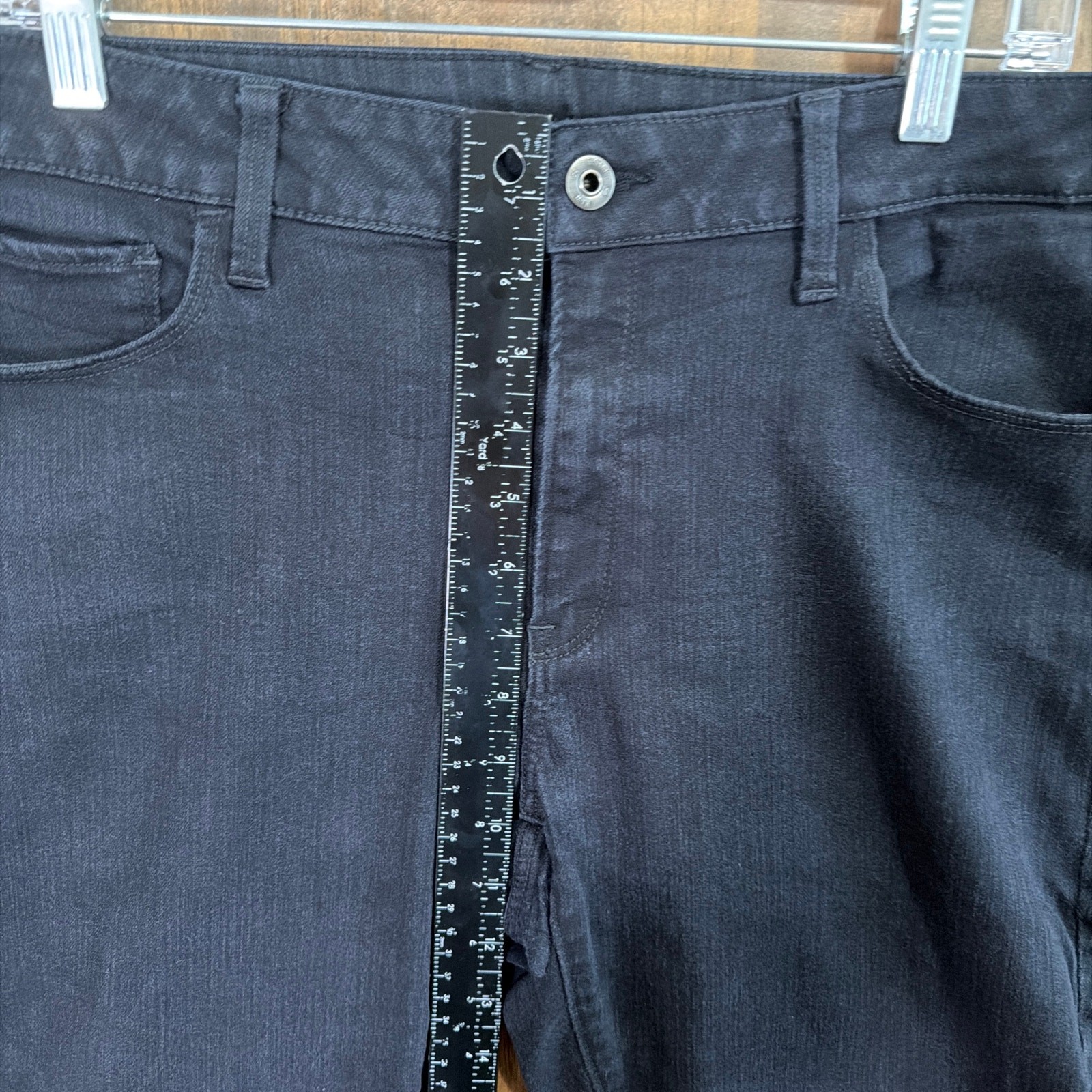 G Start Raw Womens Jeans Black Deconstruck High Rise Skinny Y2K 36×28 (35×26.5)